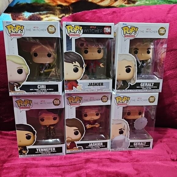 (6) Funko Pops - Television - The Witcher Vinyl Figures Collectible Toys - Picture 1 of 15